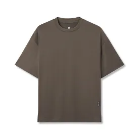 0822. AeroSilver® Oversized Tee - Deep Taupe