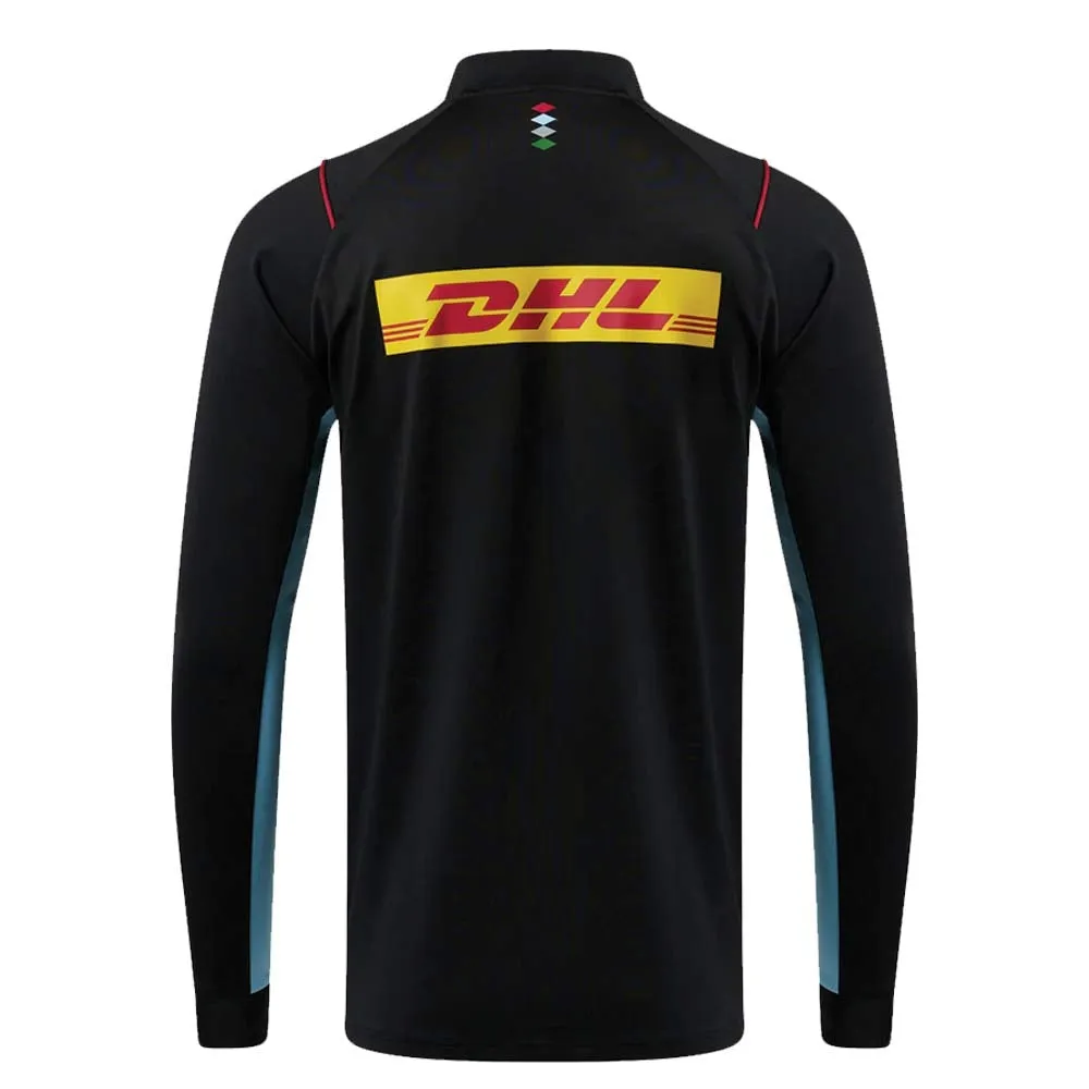 2022-2023 Harlequins Player Training Quarter Zip (Black)