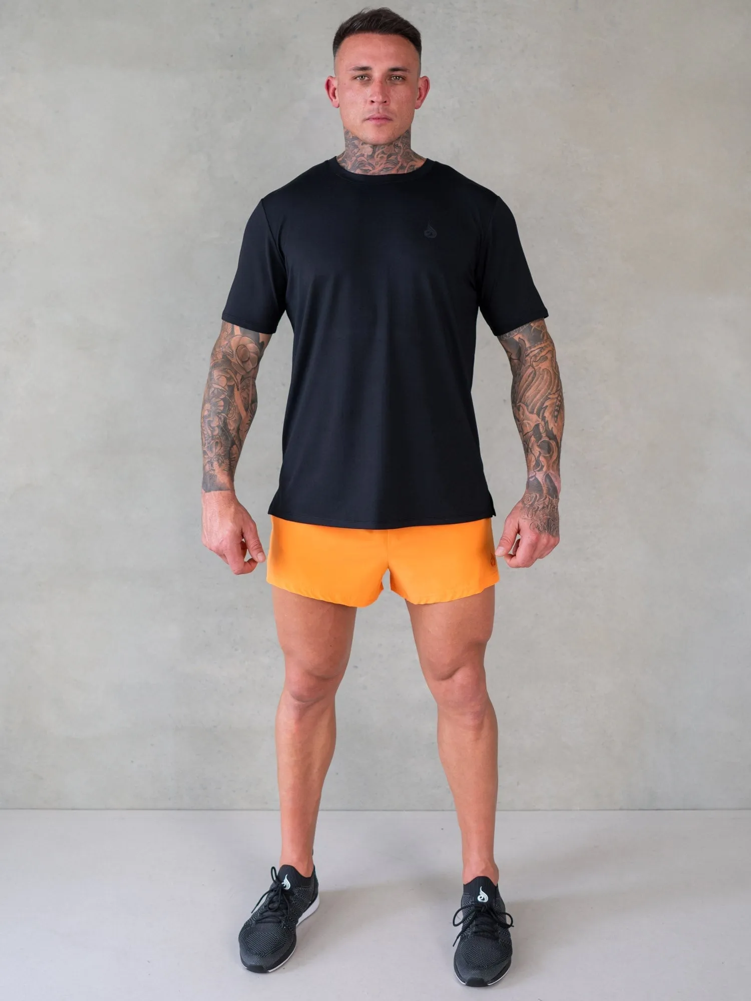 3" Training Shorts - Orange