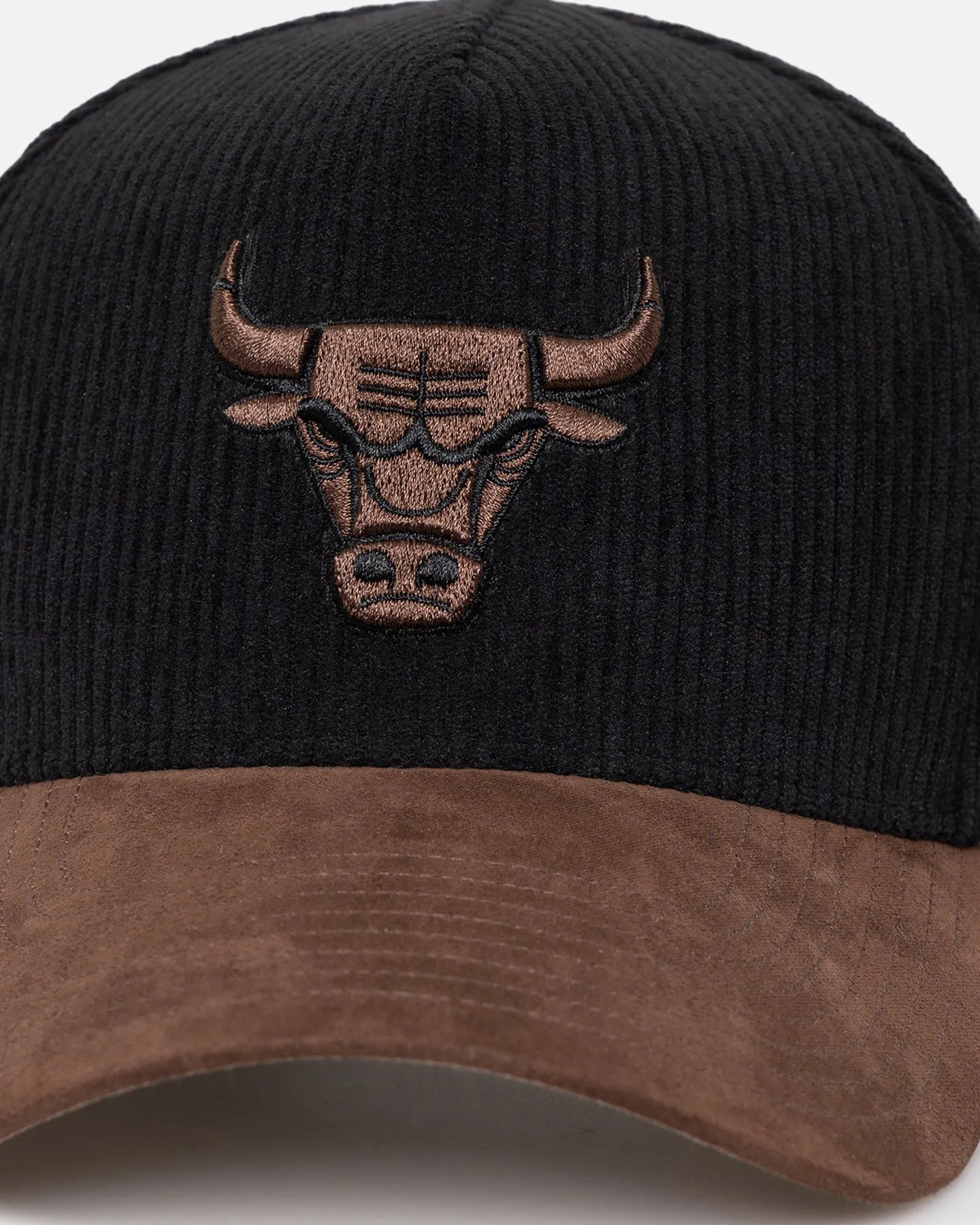 47 Brand Chicago Bulls Black Barren Offside DT Snapback Cap - Classic Black Adjustable Hat