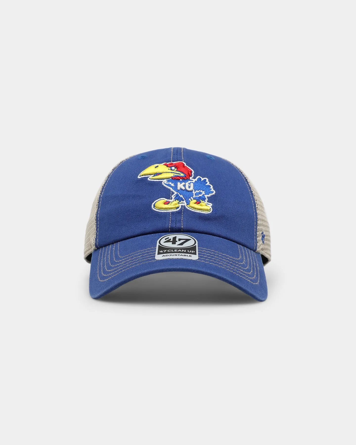 47 Brand Kansas Jayhawks Trawlery '47 Clean Up Strapback Royal