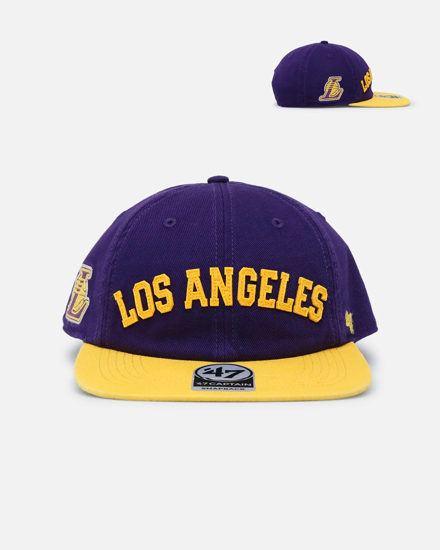 47 Brand Los Angeles Lakers 'Legacy 47 Captain RL' Club Legacy '47 Captain Snapback Purple