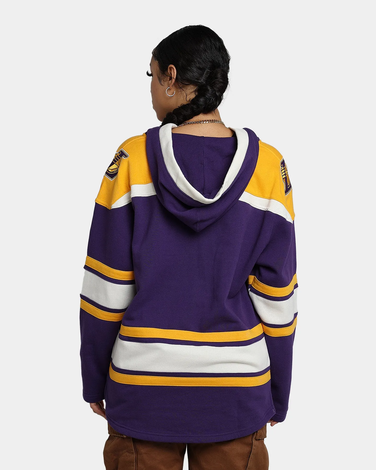 47 Brand Los Angeles Lakers Superior Lacer Hoodie Purple