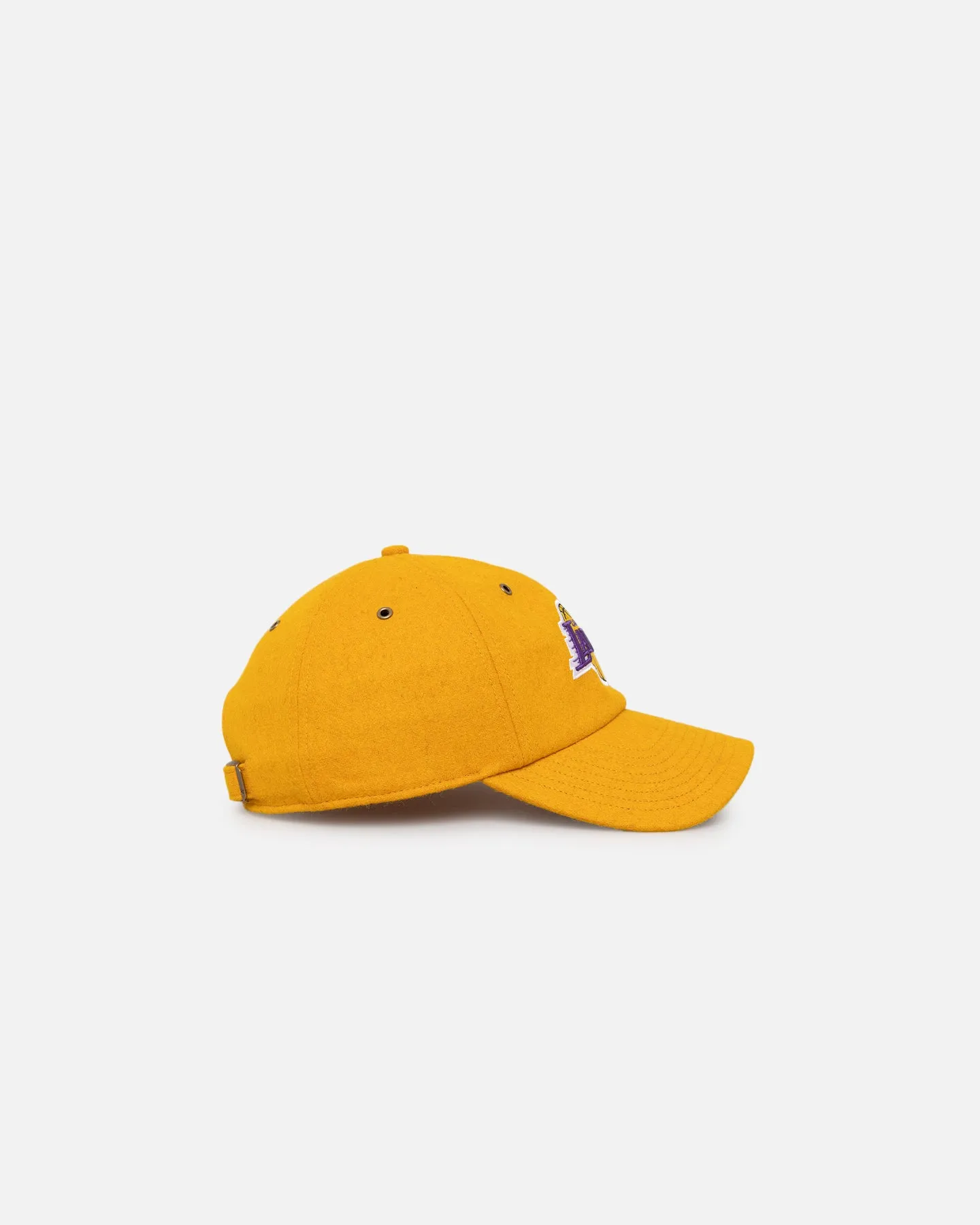 47 Brand Los Angeles Lakers Wooly Clean Up Strapback Gold