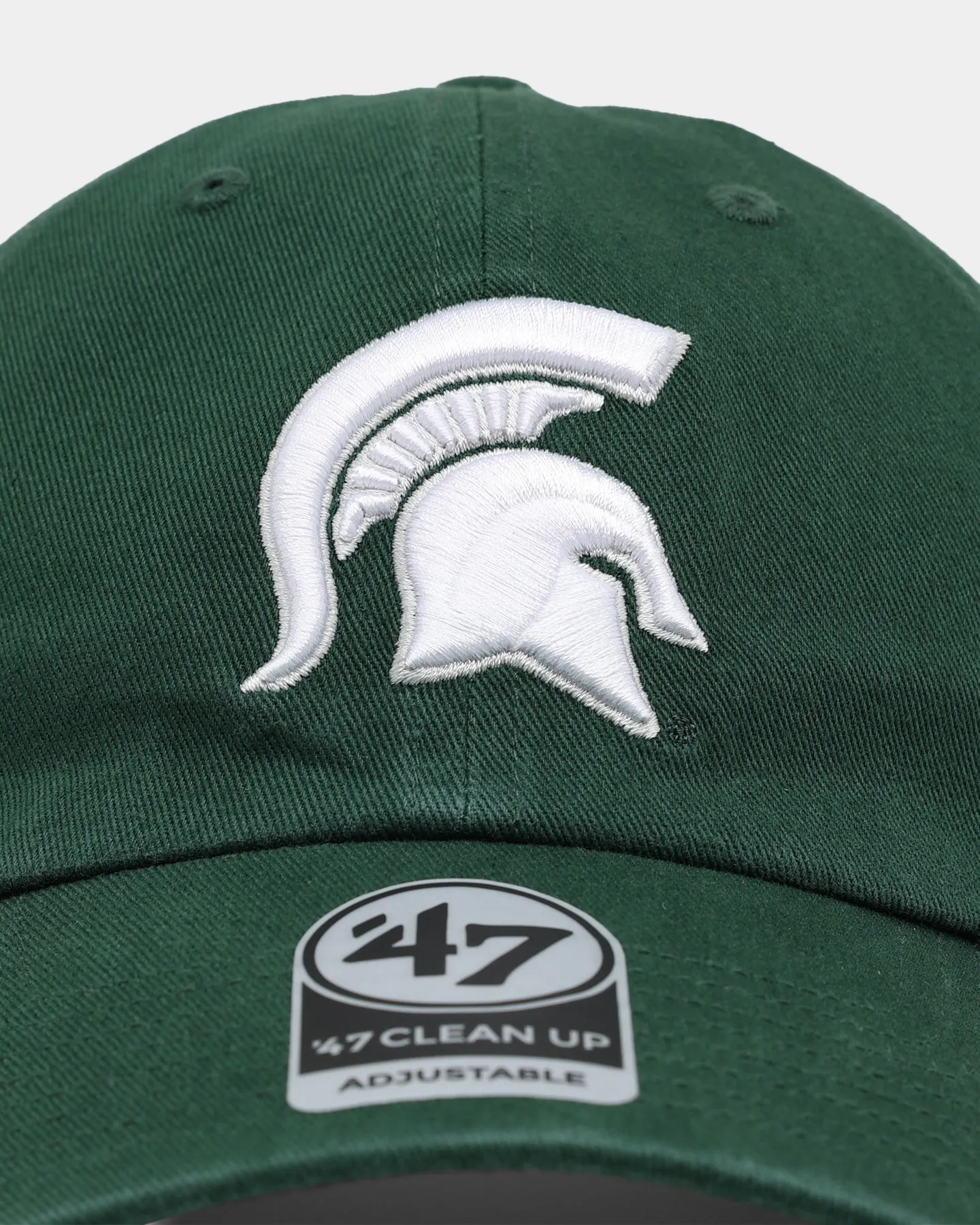 47 Brand Michigan State Spartans '47 Clean Up Strapback Dark Green