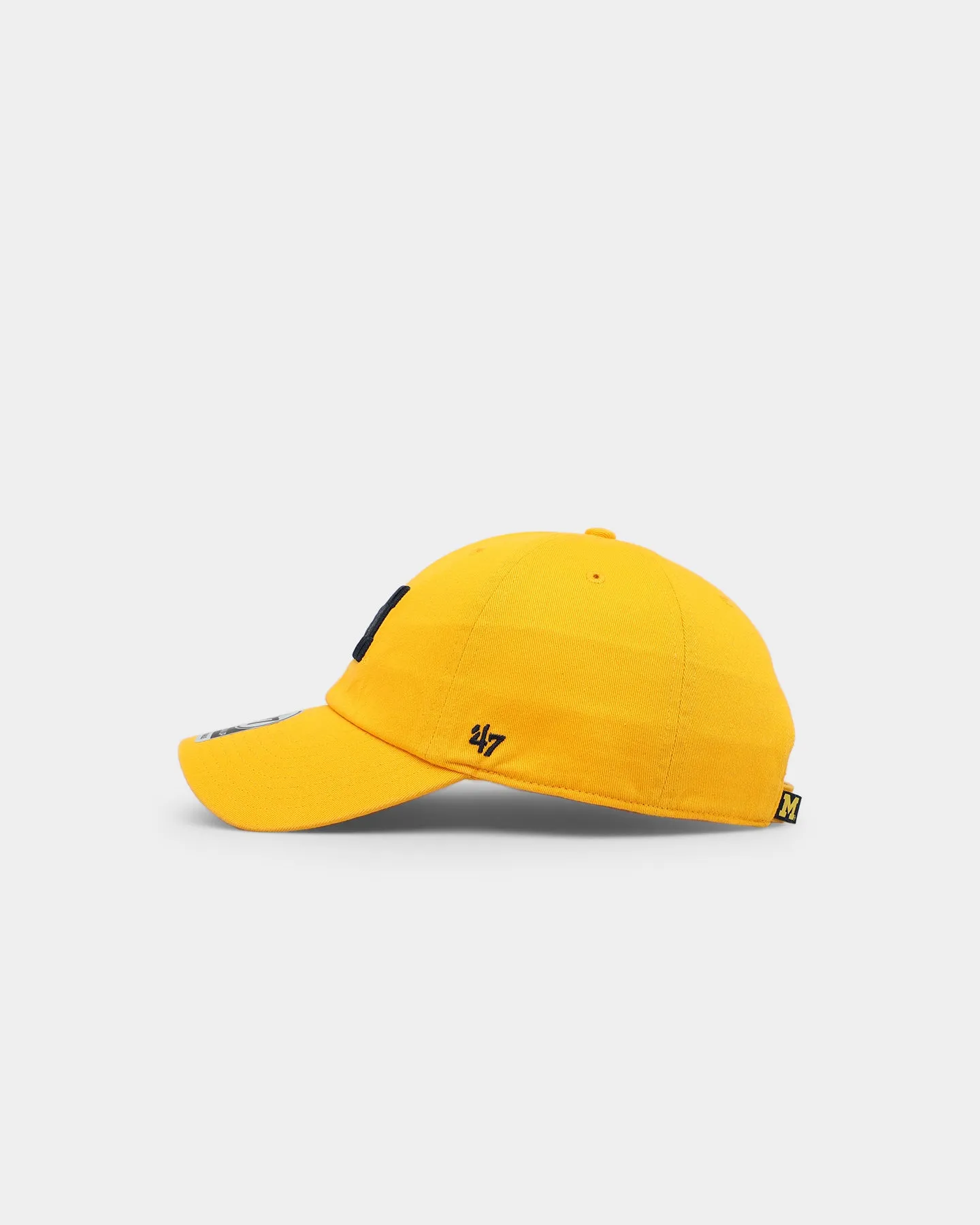 47 Brand Michigan Wolverines '47 Clean Up Strapback Gold