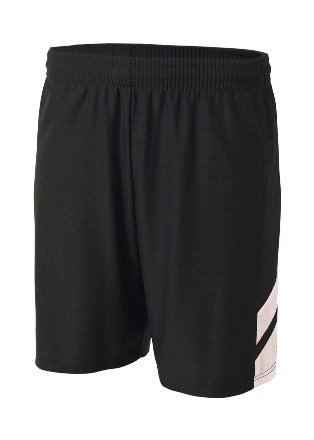 A4 N5178 Fast Break Short - Black White