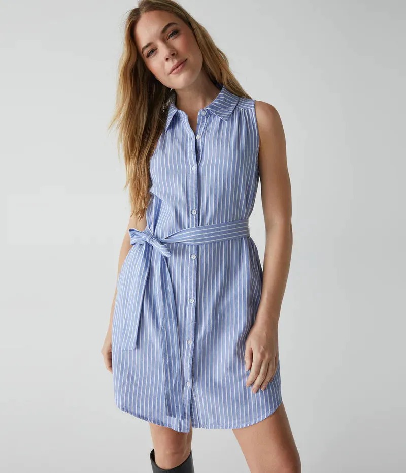 Abby Sleeveless Shirt Dress