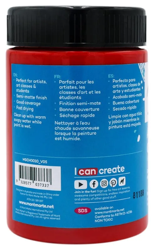 Acrylic Colour Paint Signature 300ml (10.1 US fl.oz) - Titanium White