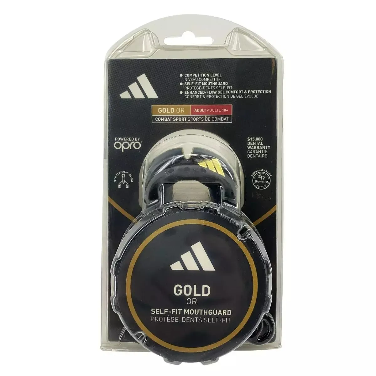 adidas OPRO Gold Gum Shield Boxing Sports Mouth Guard