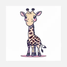 Adorable Giraffe Sticker