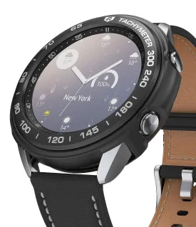 Air Sports   Bezel Styling Combo Case Designed for Galaxy Watch 3 41mm - Black