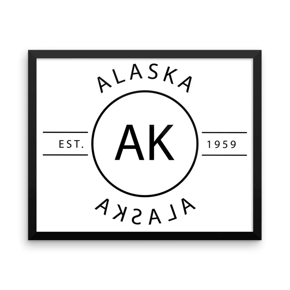 Alaska - Framed Print - Reflections