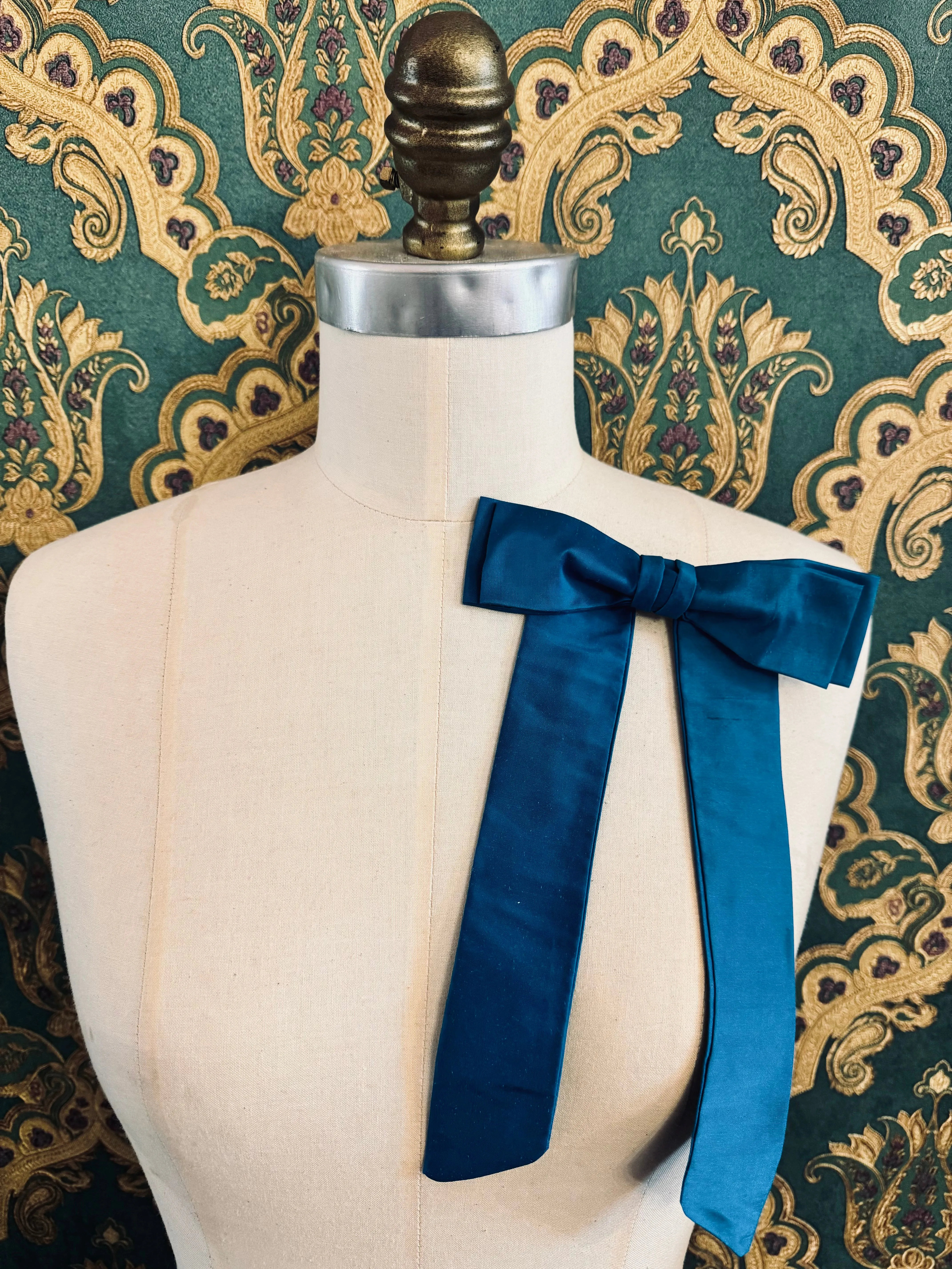 Alice Silk Bow Brooch