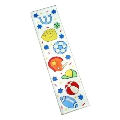 All Sports Self Adhesive Mezuzah by Mickie Caspi - Kosher Parchment included