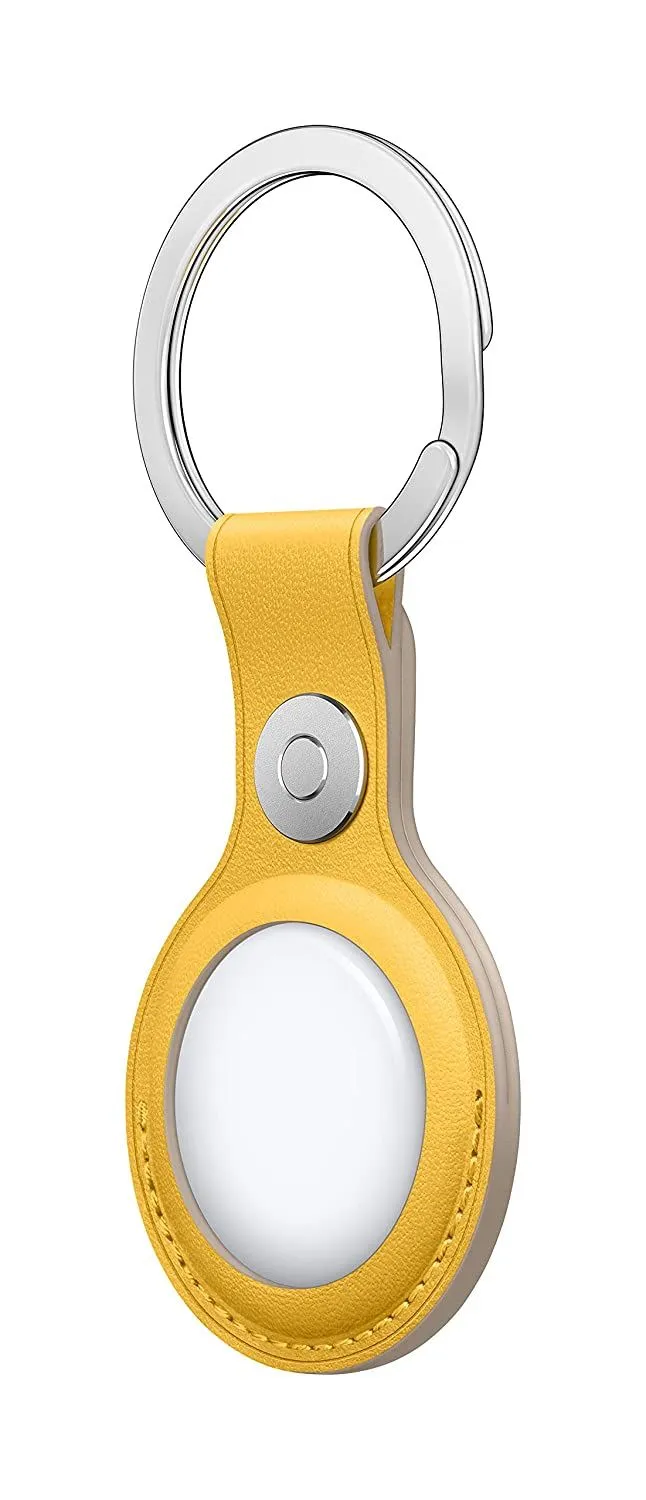 Apple Airtag Leather Key Ring Meyer Lemon - MM063ZM/A