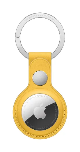 Apple Airtag Leather Key Ring Meyer Lemon - MM063ZM/A