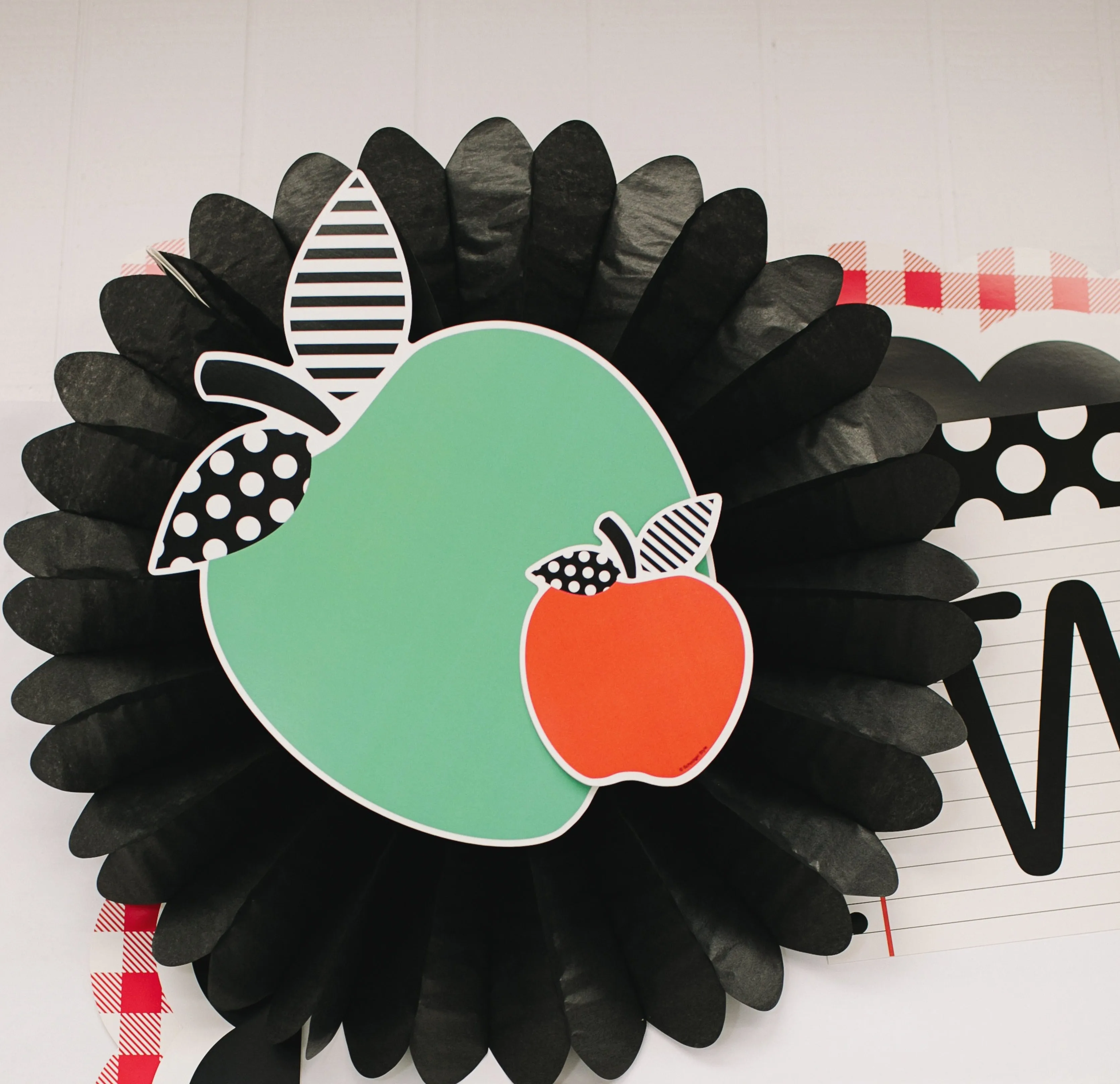 Apple | Classroom Cutouts | Black, White and Stylish Brights | Schoolgirl Style