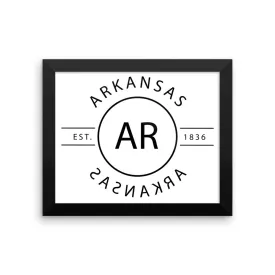 Arkansas - Framed Print - Reflections