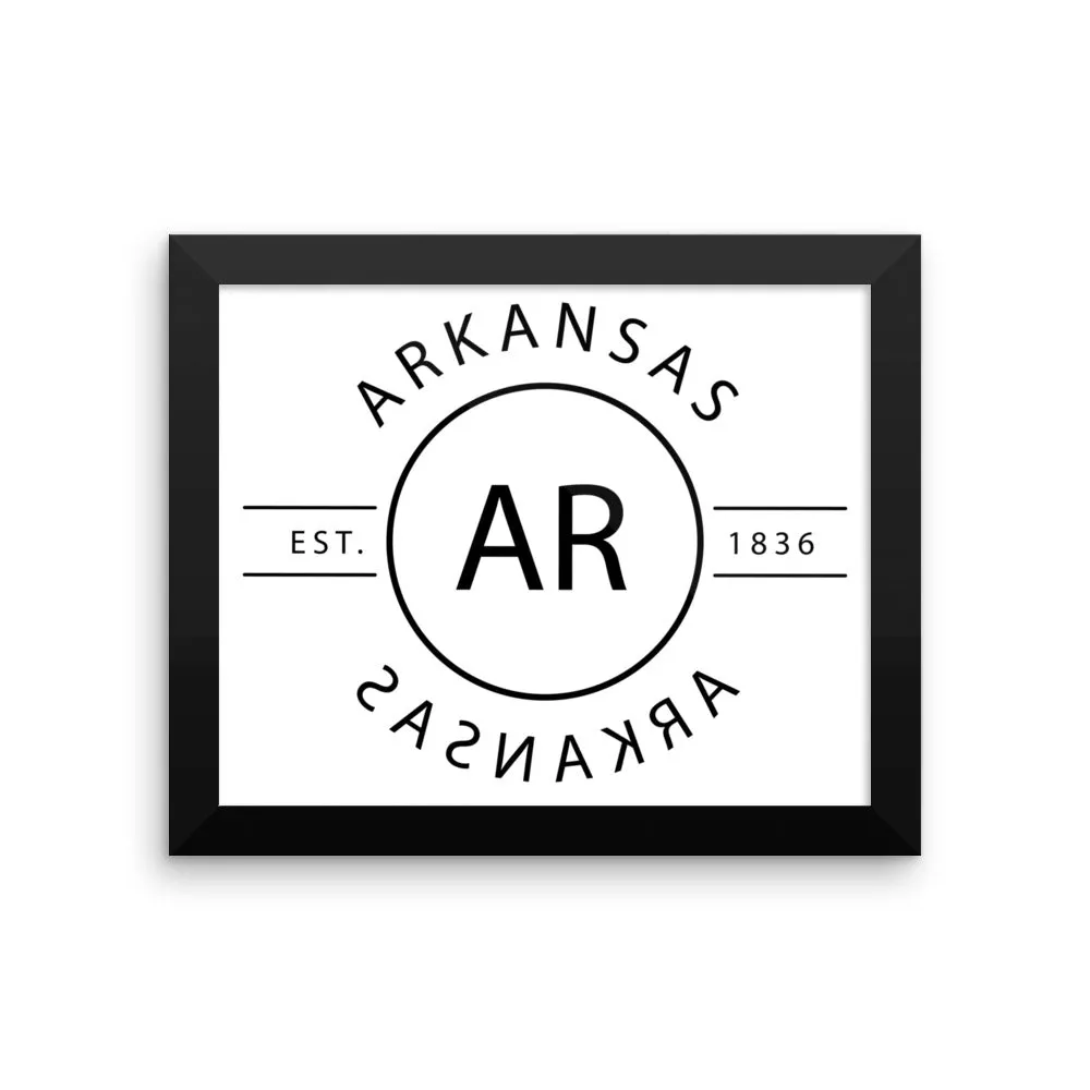 Arkansas - Framed Print - Reflections