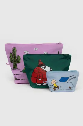 BAGGU Go Pouch Set Peanuts