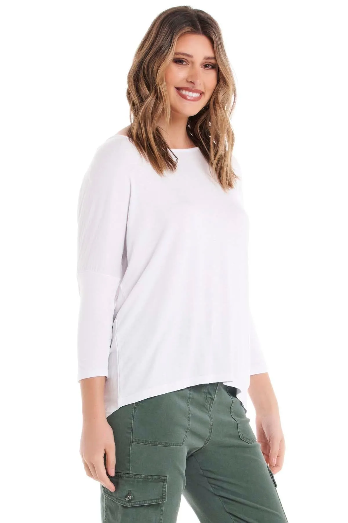 Betty Basics Milan Top in White