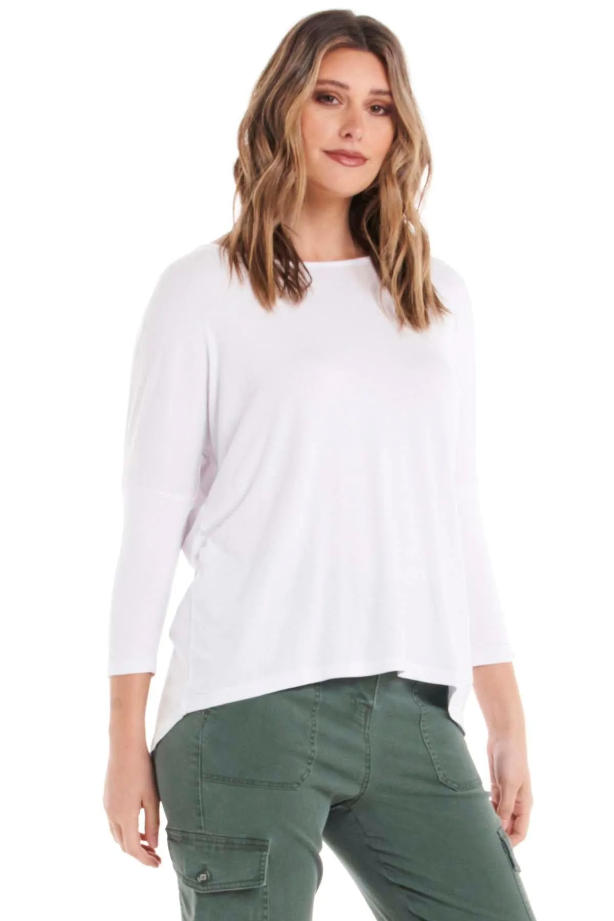 Betty Basics Milan Top in White