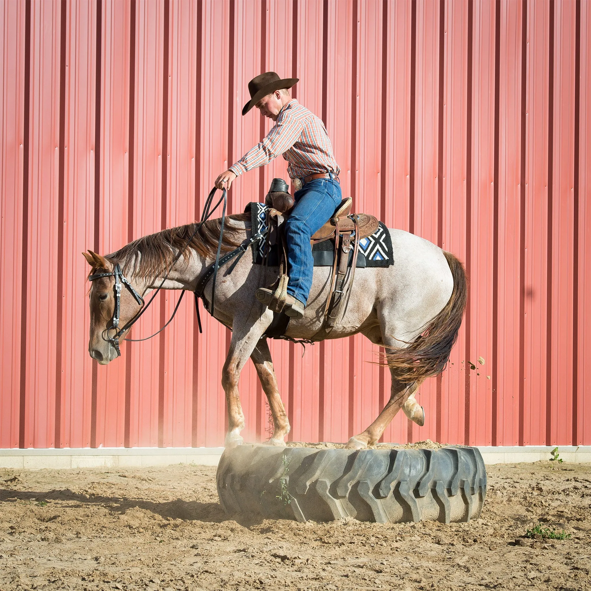 Black Leather Split Reins, 5/8" x 7