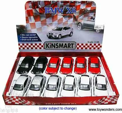 BMW X6 Hardtop (1/38 scale diecast model car) (assorted colors)