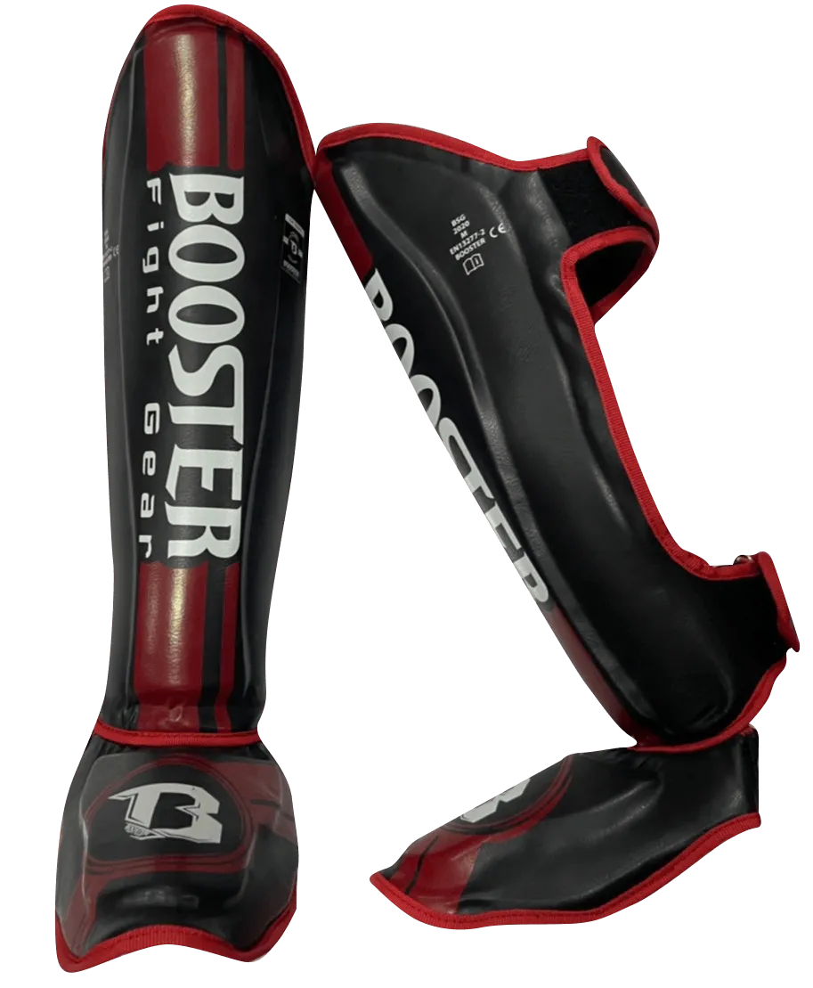 Booster Shin Guards BSG V3 Black Red