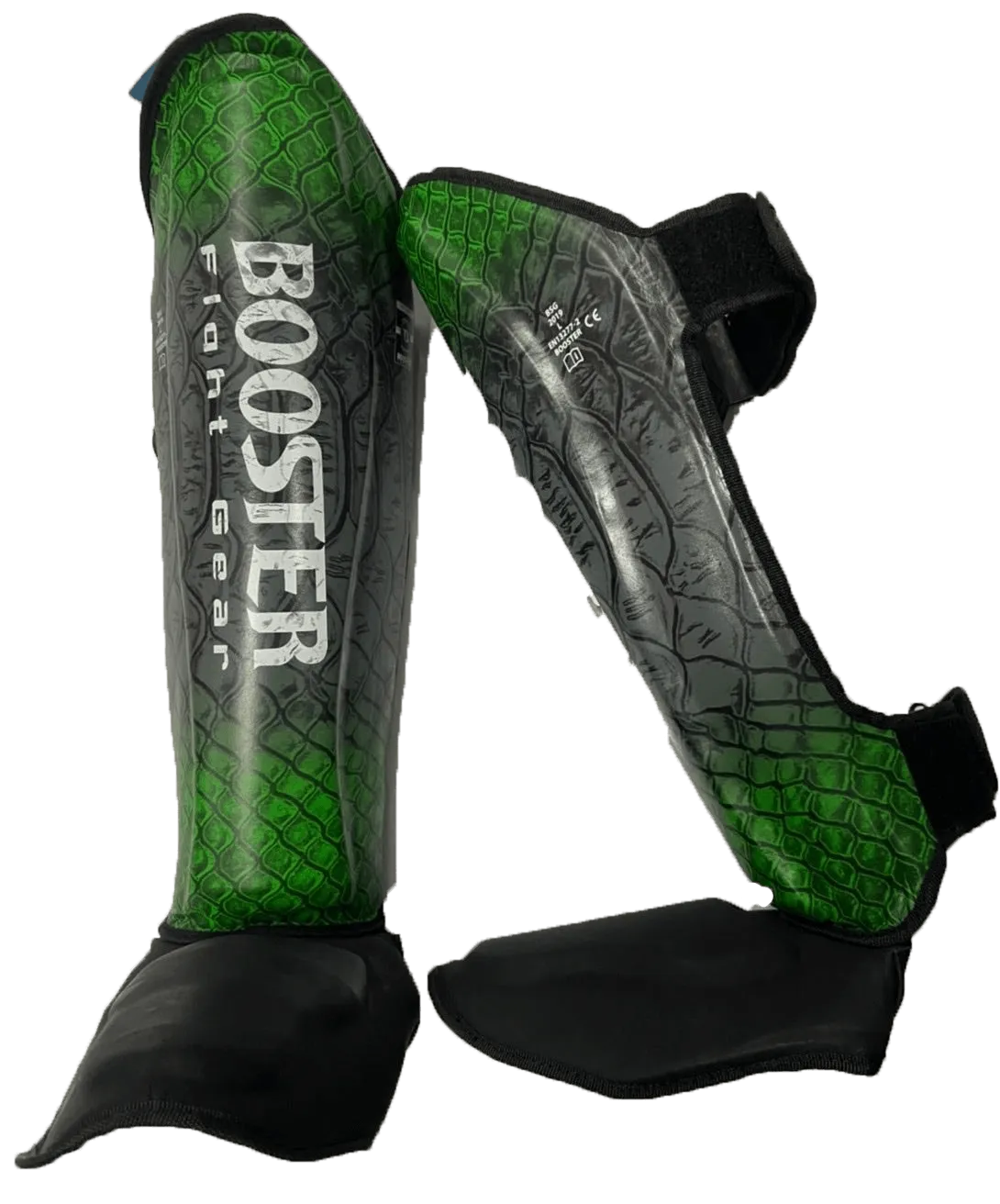 Booster Shin Guards BSG V3 Snake Green