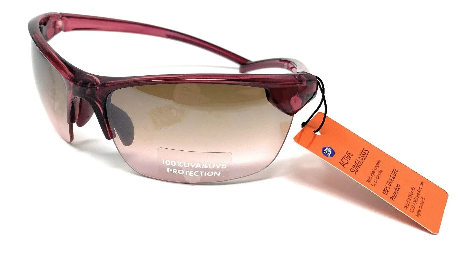 Boots Active Ladies' Sunglasses Burgundy Sports Style 120I