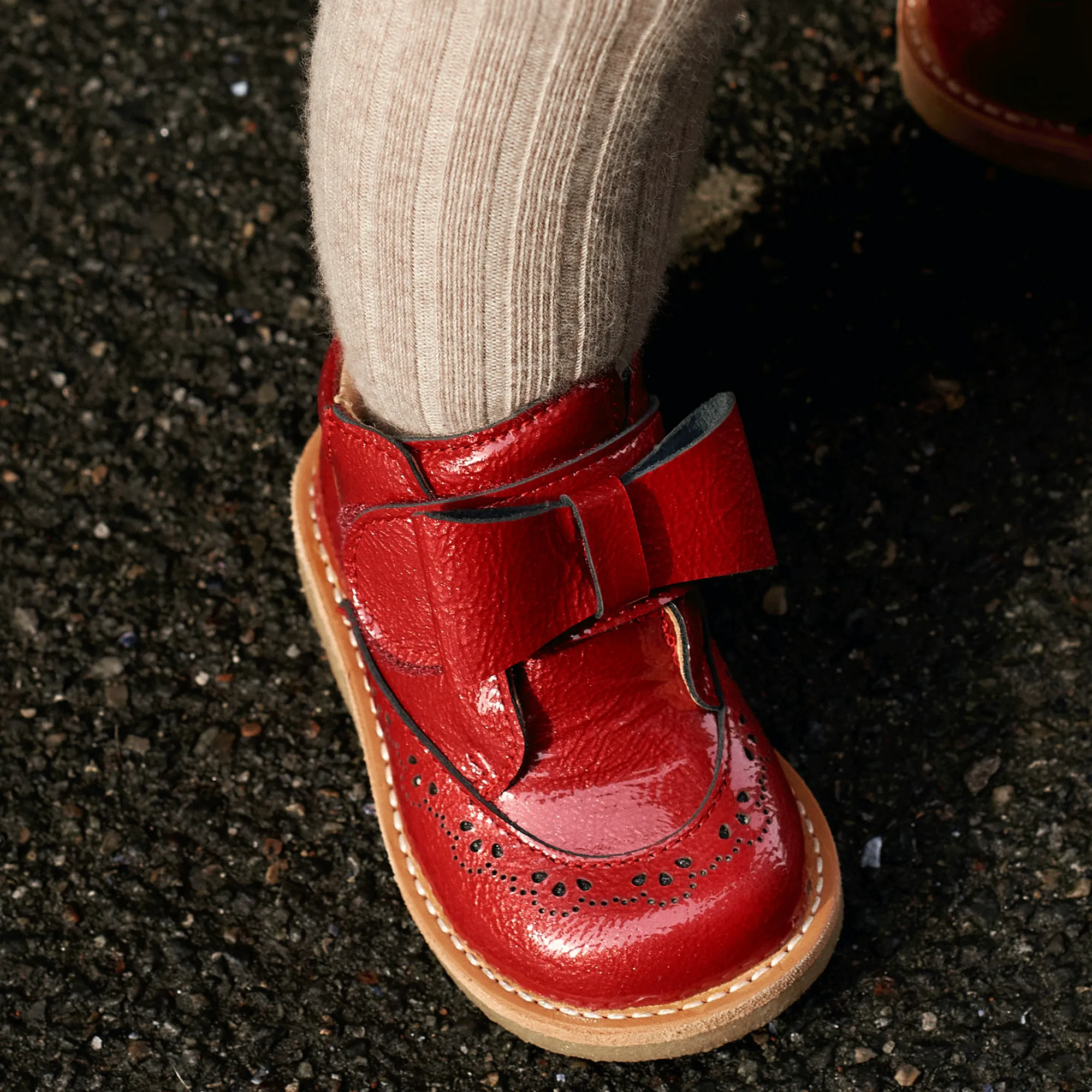 Bowy Prewalker Shoe | Baby - red