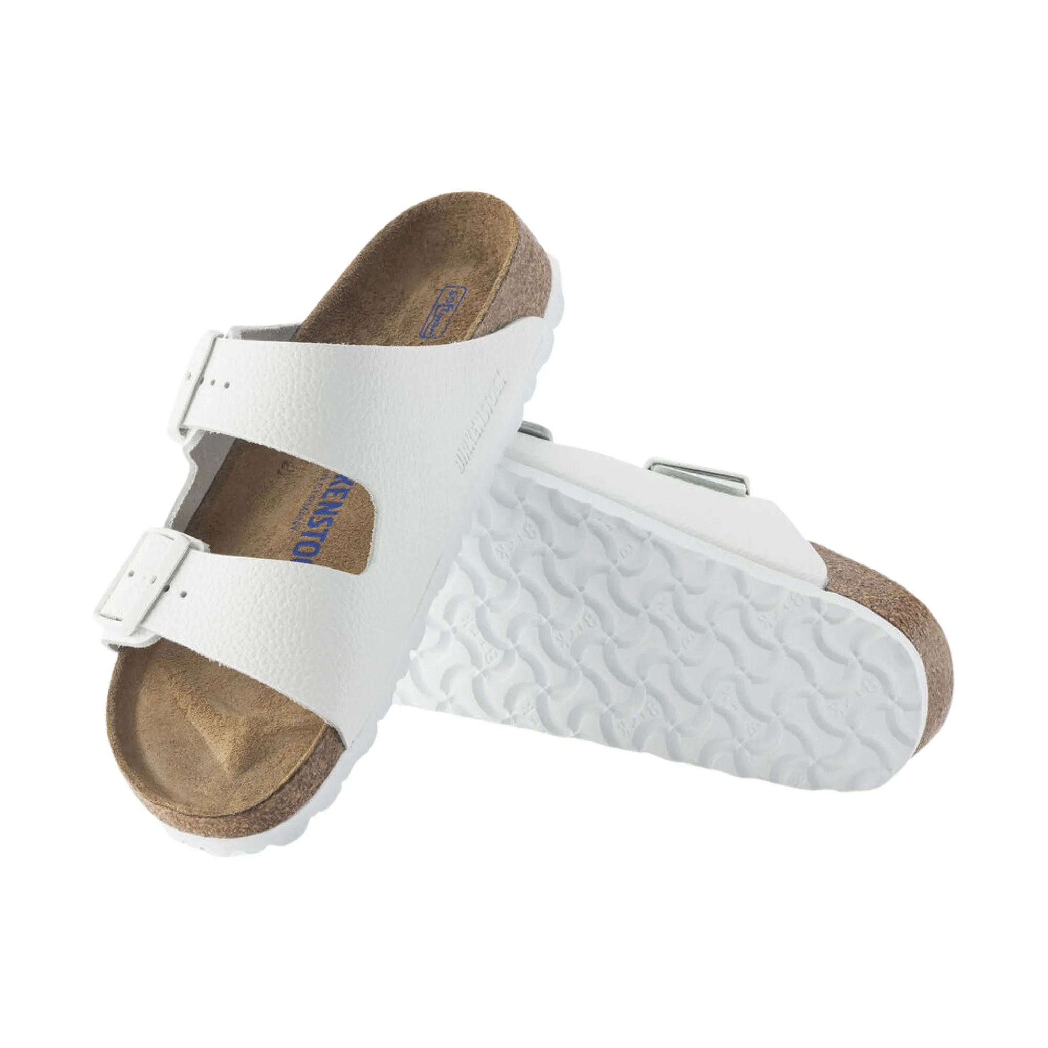 Brikenstock Arizona Soft Footbed Sandal - Leather White