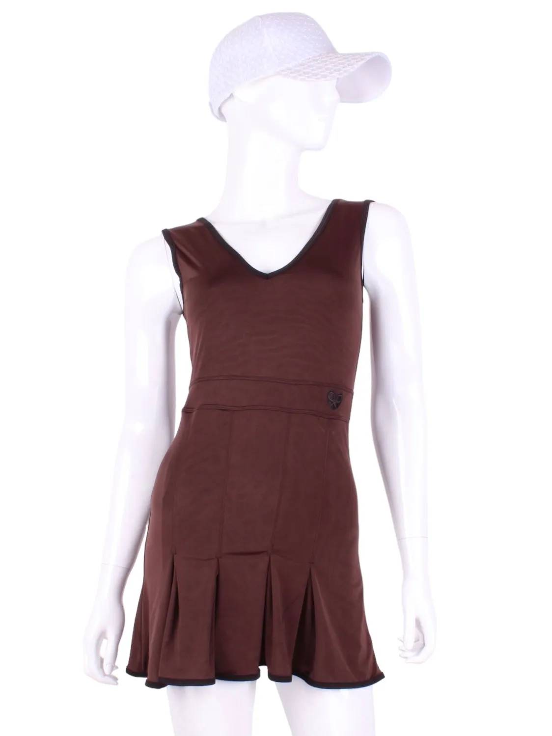 Brown Angelina Court to Cocktails Tennis Dress