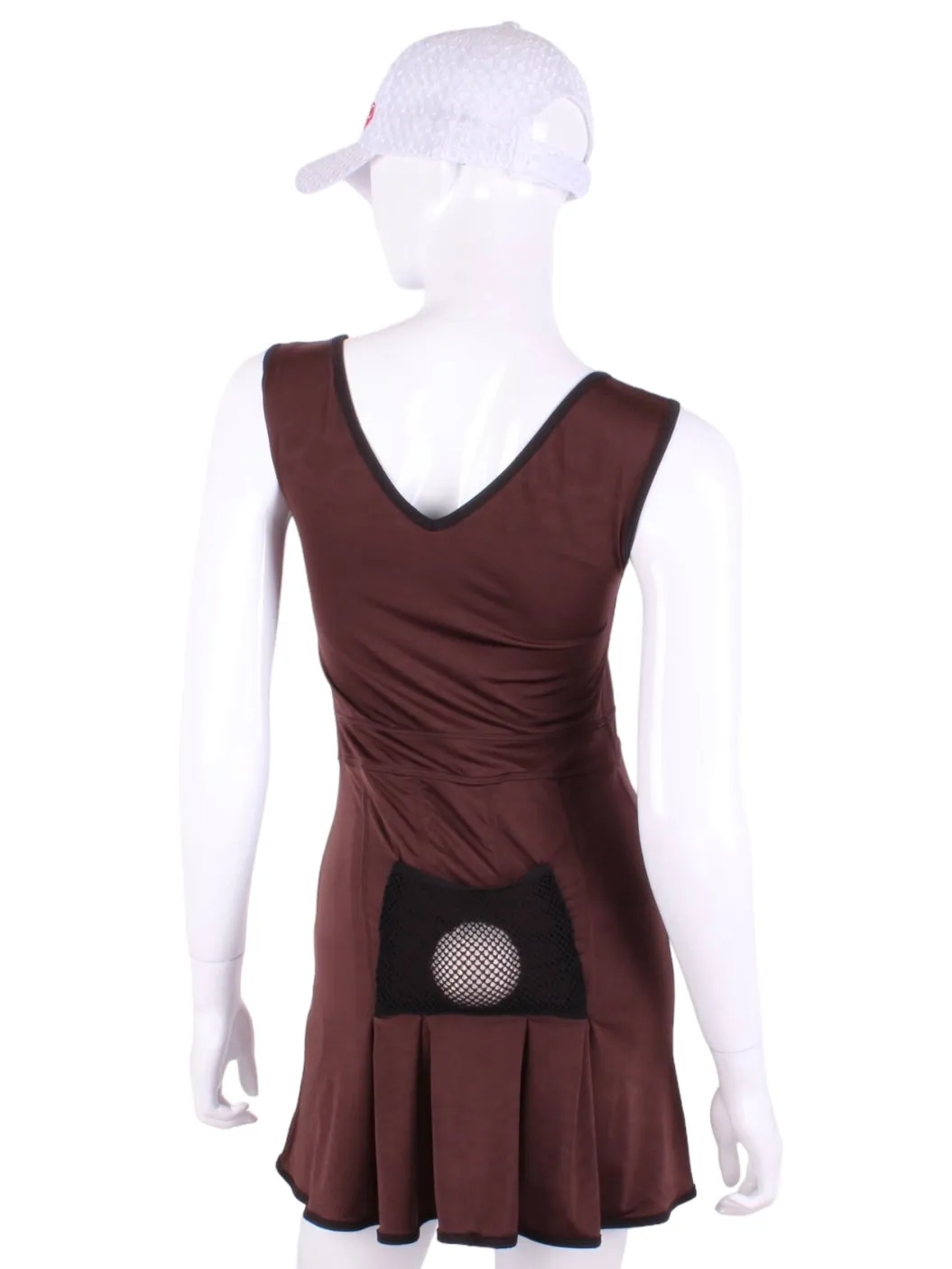 Brown Angelina Court to Cocktails Tennis Dress