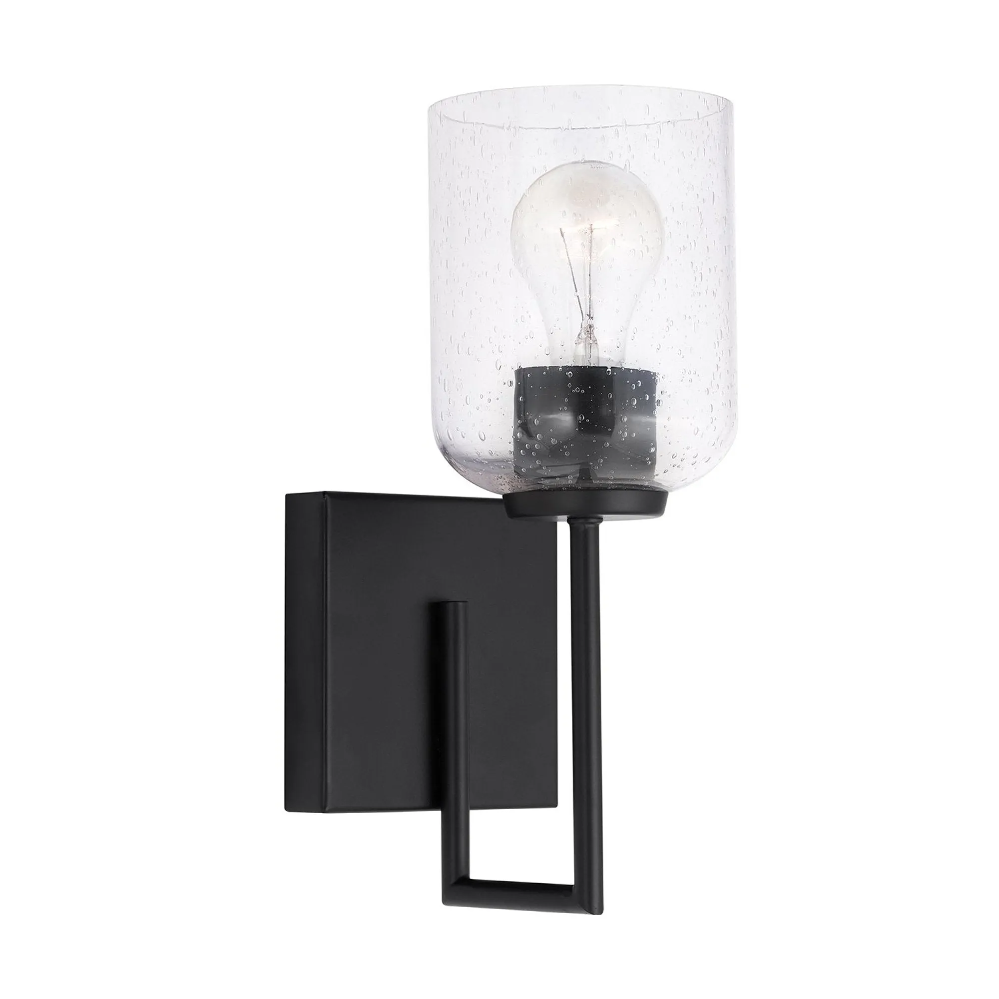 Carter 1 Light Sconce - Black