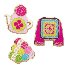 Cosy Things Enamel Pin Pack - 3 Piece