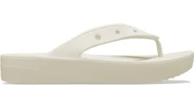 Crocs Classic Platform Flip Bone