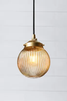 Modern Dakota Reeded Glass Pendant Light for Stylish Lighting