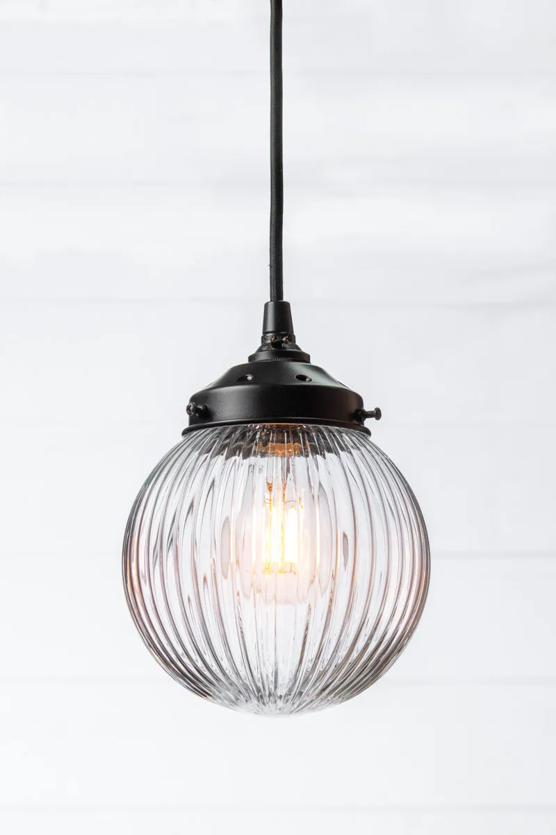 Modern Dakota Reeded Glass Pendant Light for Stylish Lighting