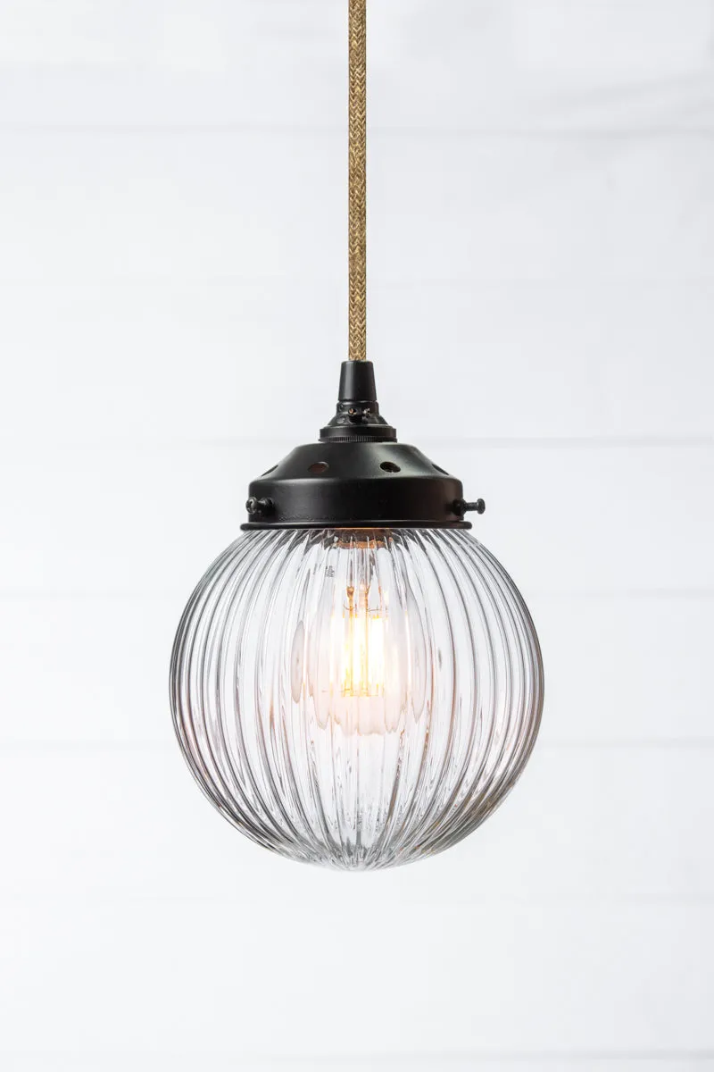 Modern Dakota Reeded Glass Pendant Light for Stylish Lighting