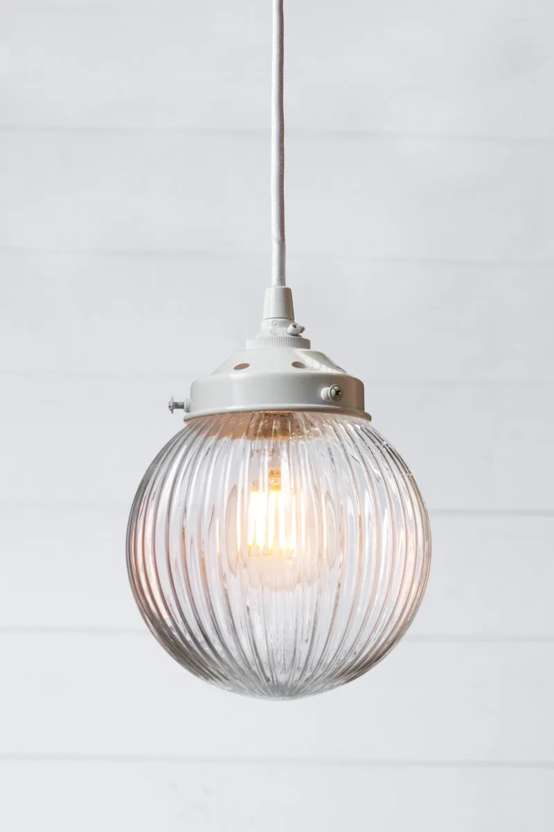 Modern Dakota Reeded Glass Pendant Light for Stylish Lighting