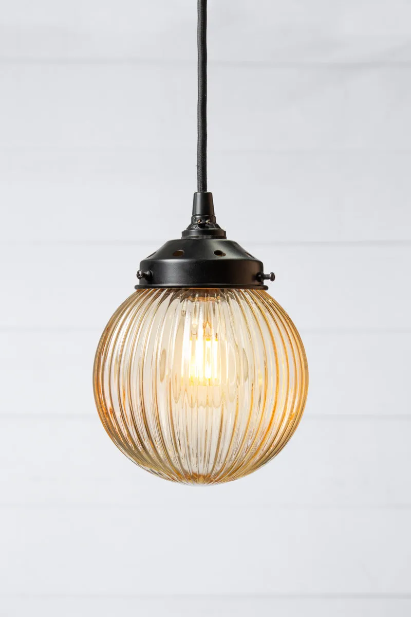 Modern Dakota Reeded Glass Pendant Light for Stylish Lighting