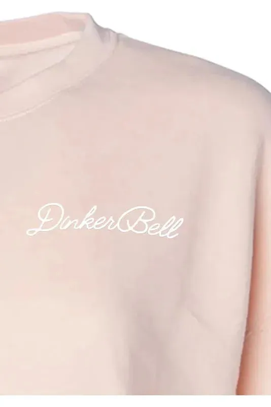 Certainly! Here’s an optimized title for the product:

Stylish Dinkerbell Graphic Crop Sweatshirt for Trendy Casual Wear