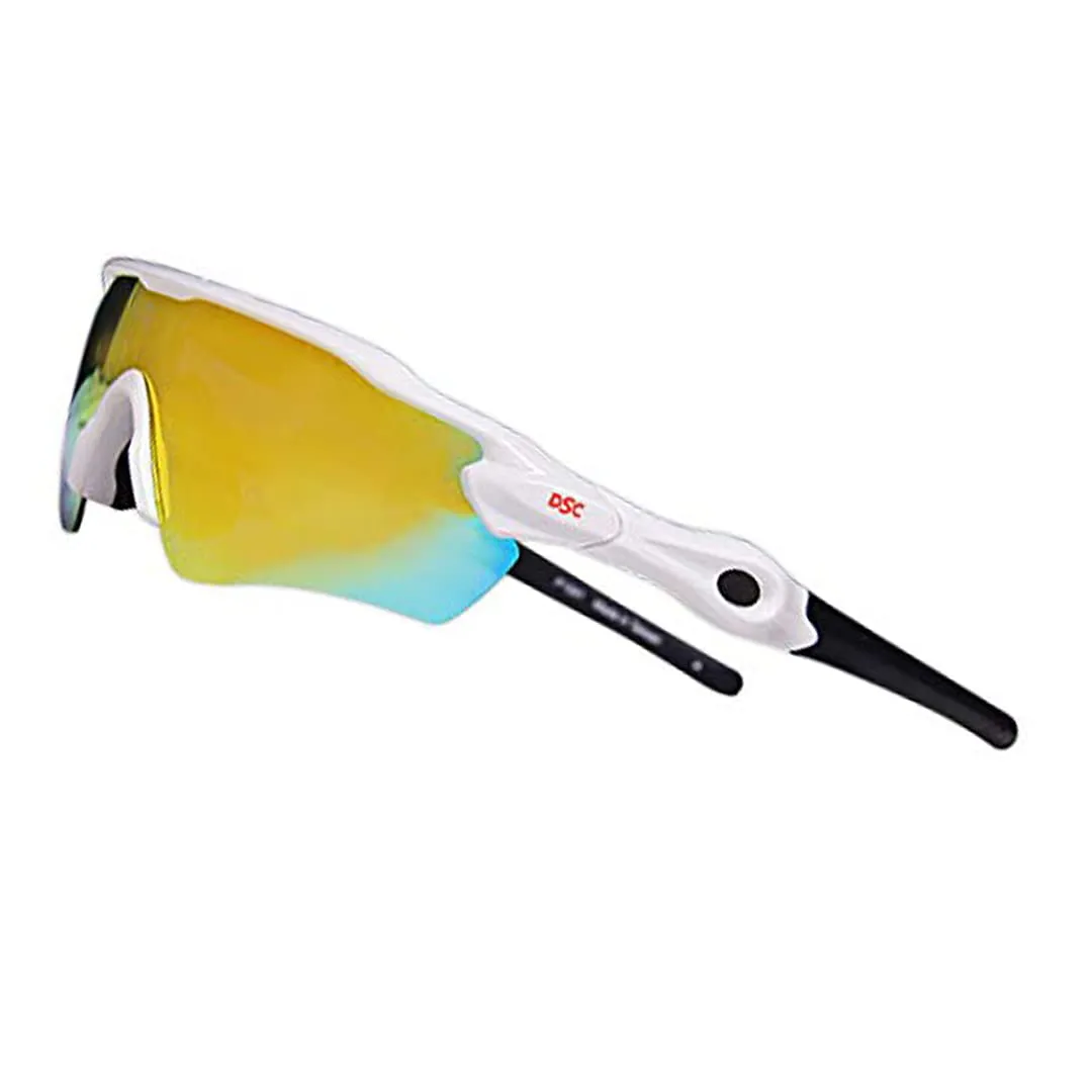 DSC Glider Polarized Cricket Sunglasses White