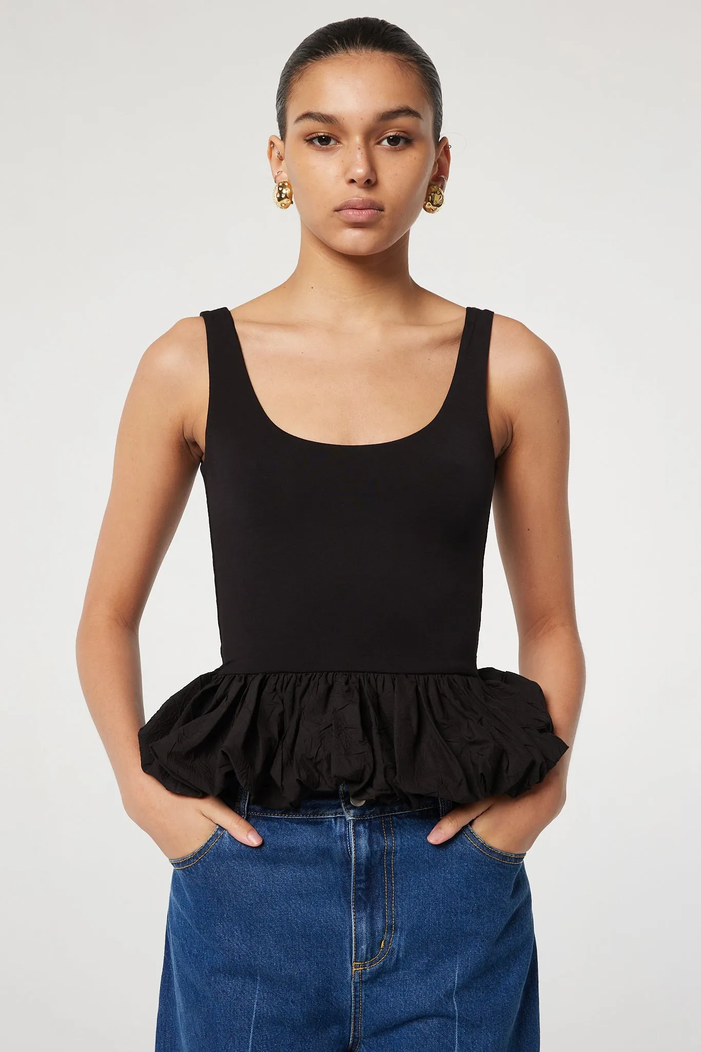 Fern Top in Black