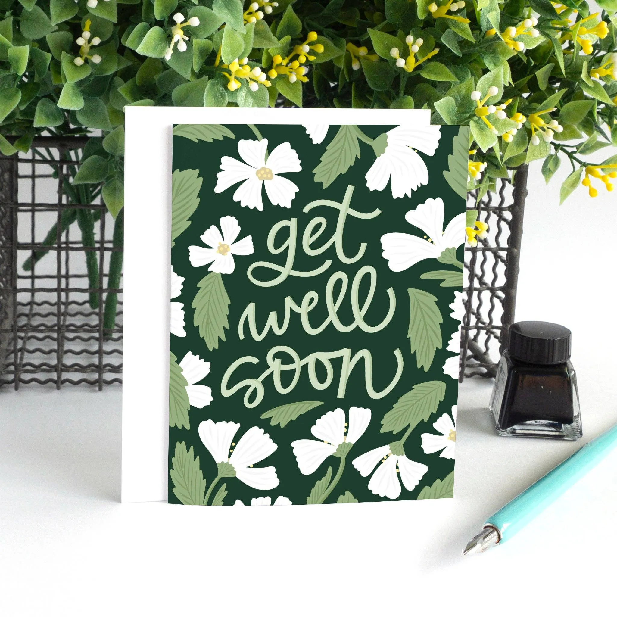 Floral Get Well Soon | Greeting Card