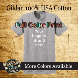 Gildan 100% Ultra Cotton US Cotton Short Sleeve Tee Shirt