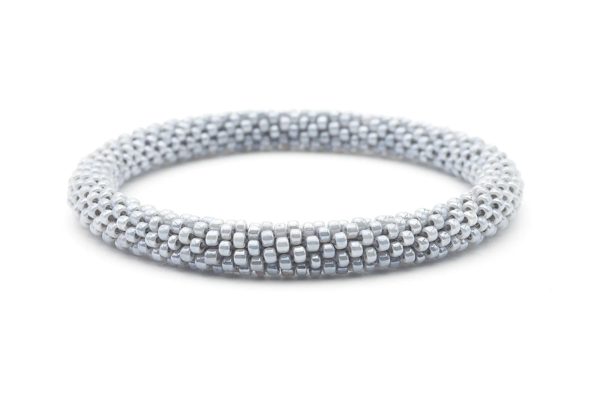 Gray Solid Bracelet - Kids